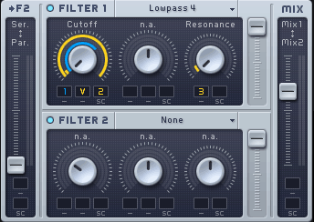 White Noise Filter Mix Settings