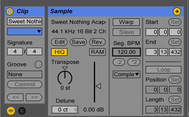 Warping In Ableton Live