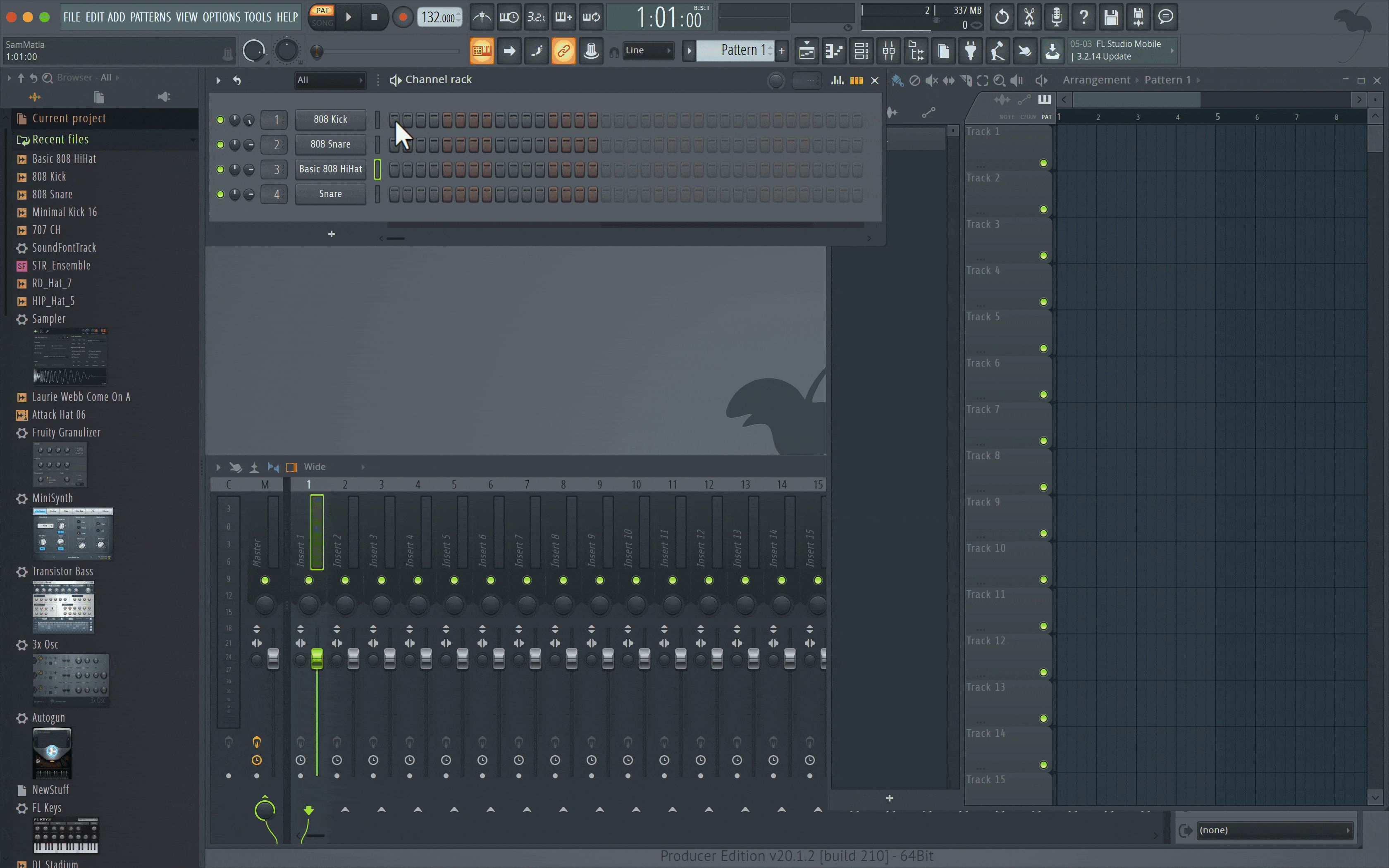 FL Studio Step Sequencer