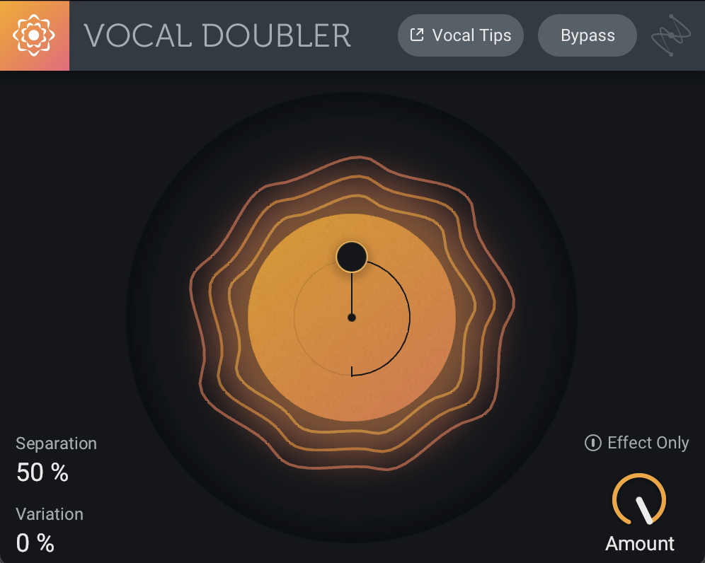iZotope Vocal Doubler interface