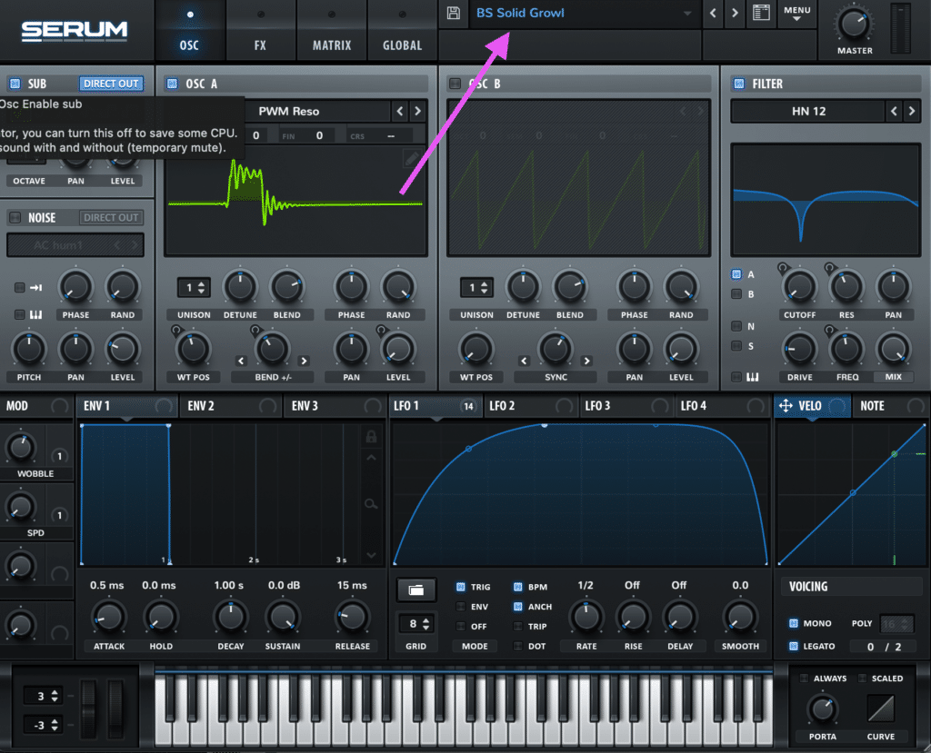 Serum BS Solid Growl