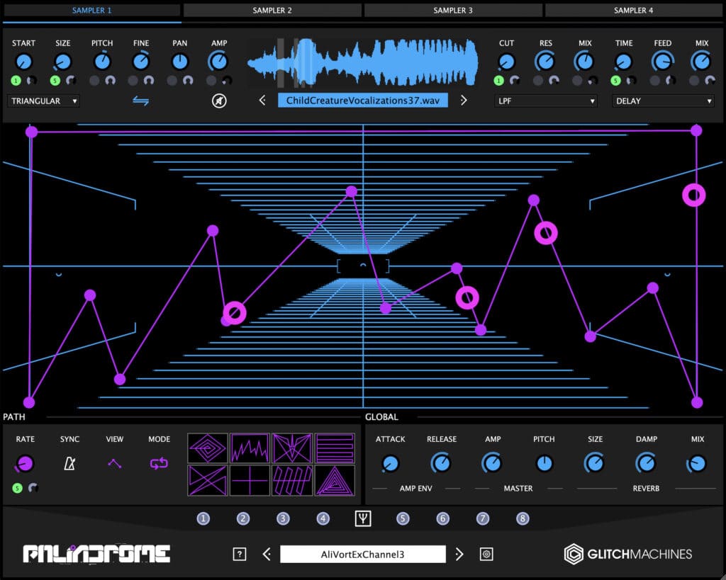 Glitchmachines Palindrome for granular synthesis