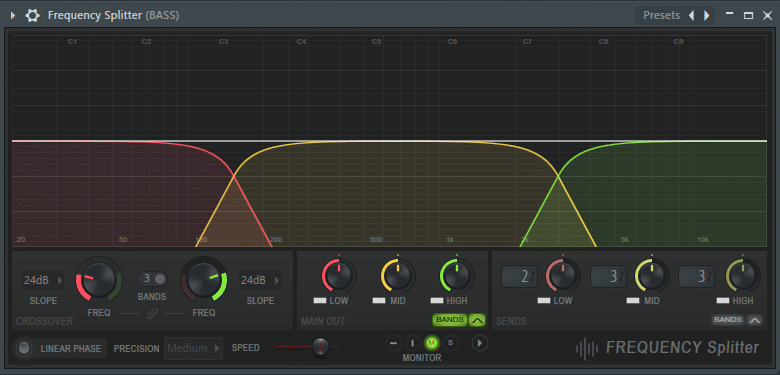 FL Studio Frequency Splitter