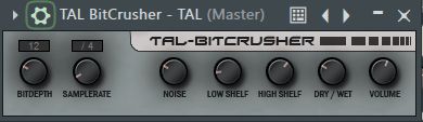 TAL Bitcrusher plugin