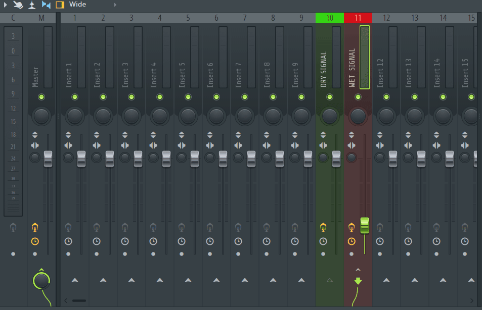 mixer tracks fl studio routing