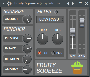 FL Studio Fruity Squeeze