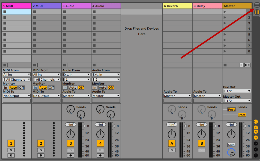 Ableton Live session view