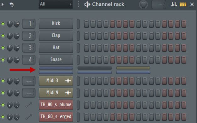 zipping channels in the channel rack in fl studio