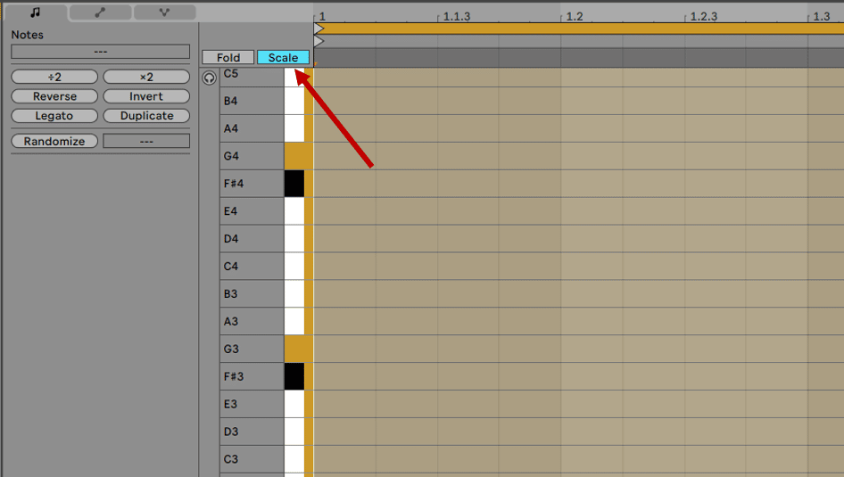folding to scale in Ableton Live