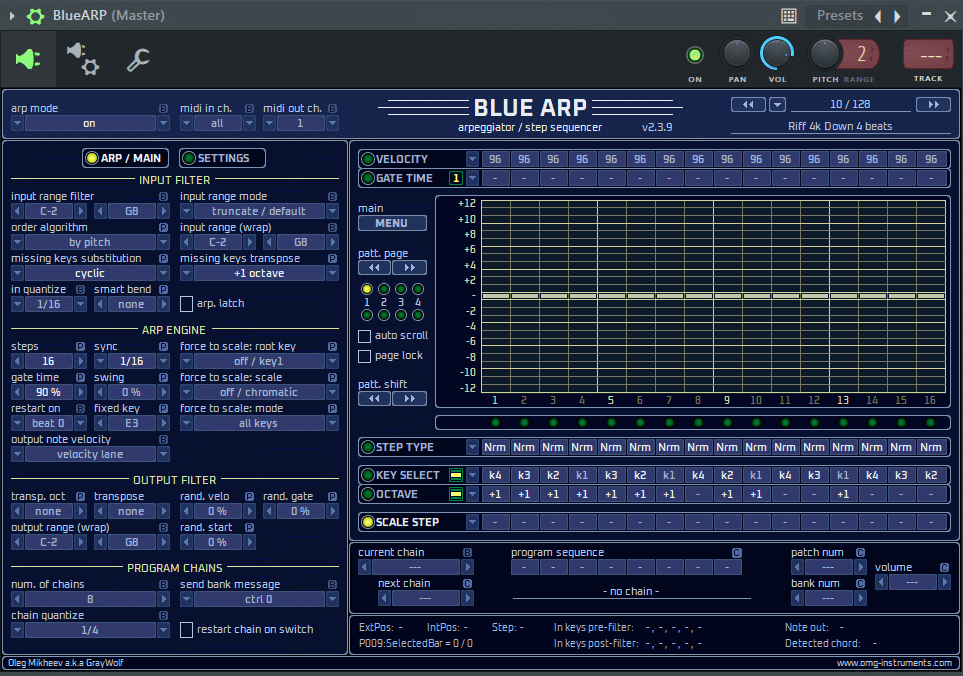 The BluARP plugin
