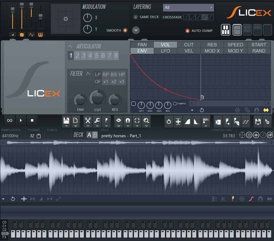 using Slicex in Fl studio to chop up a sample