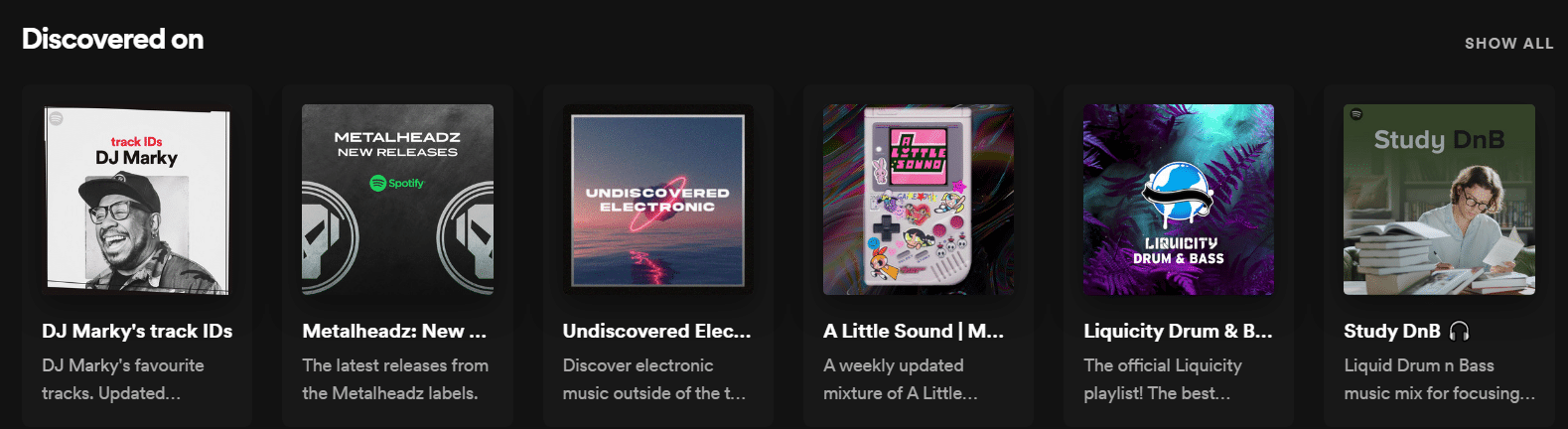 finding listener playlists on Spotify