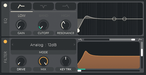 applying some EQ and filtering in Vital