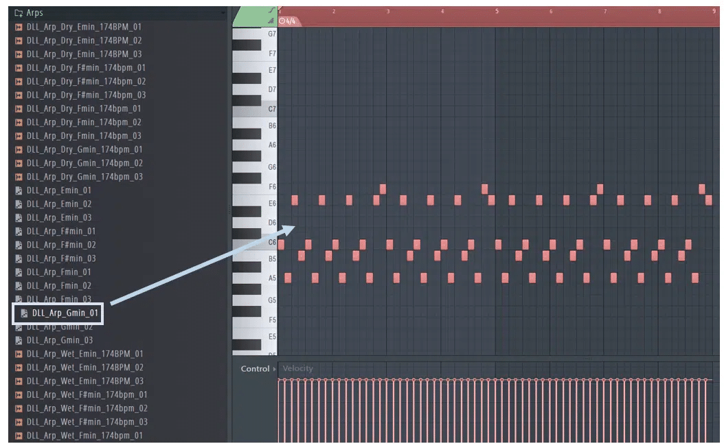 Using MIDI is as simple as drag-and-dropping