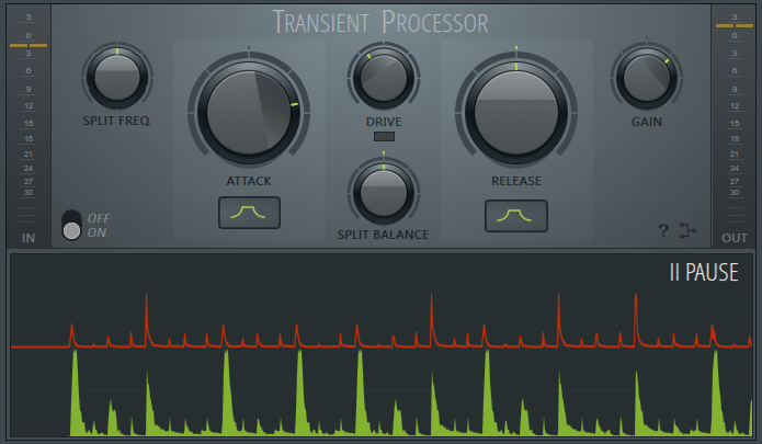 FL Studio's Transient Processor