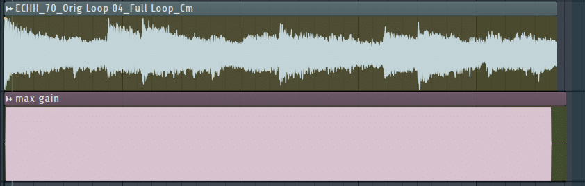 This is an actual representation of what I did to my audio