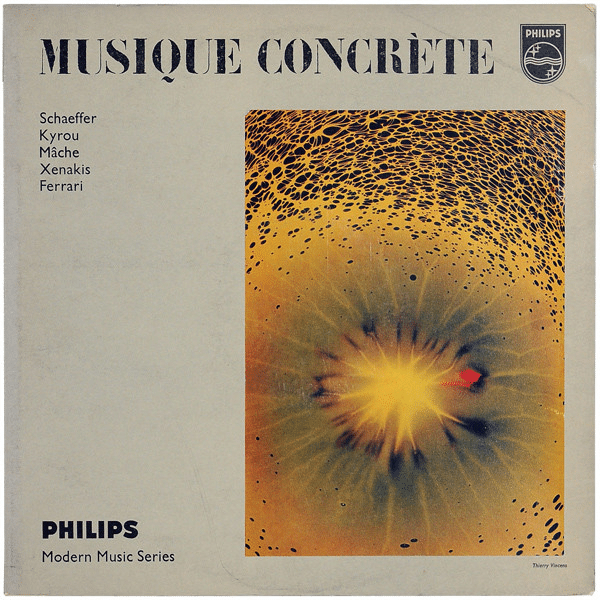 The cover of the Musique Concrète release