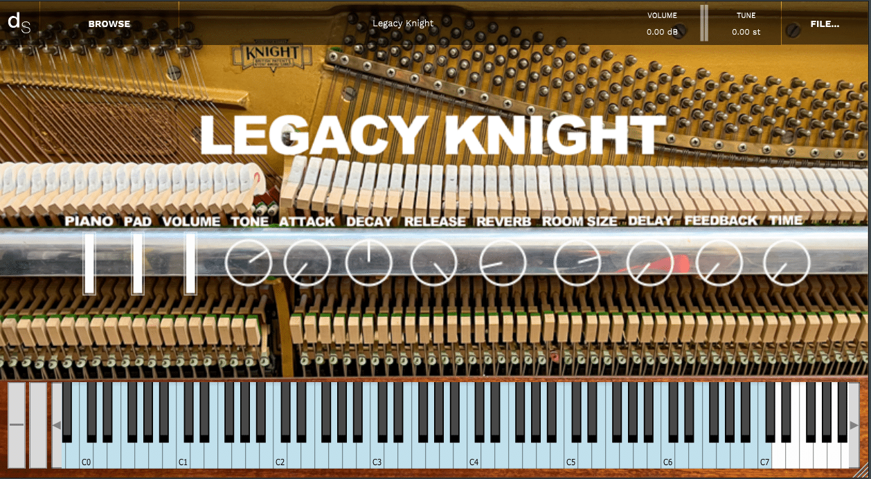 The Legacy Knight free piano VST