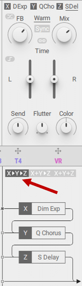 Stereo Effects routing