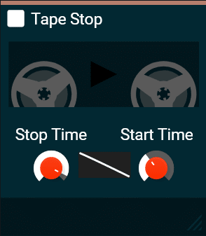 Tape Stop glitch VST