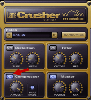 Only using the compressor
