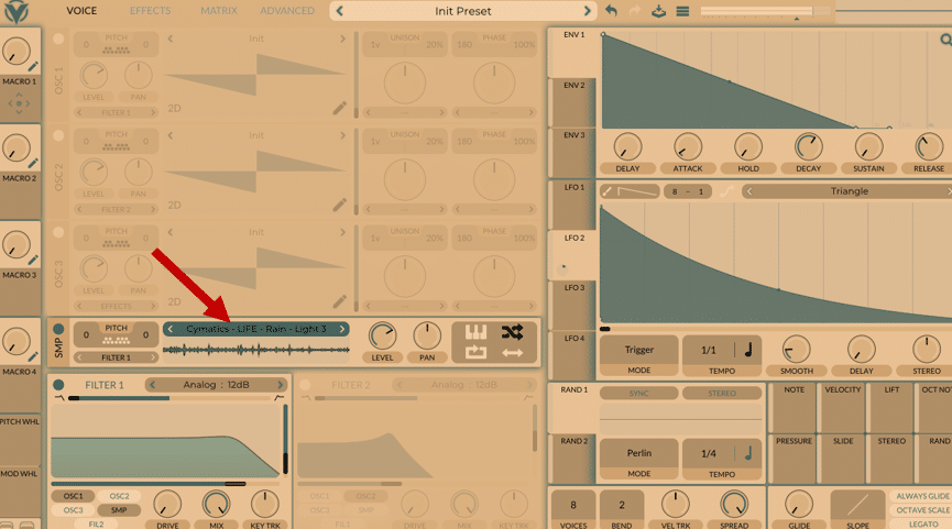 Using Vital as a noise generator
