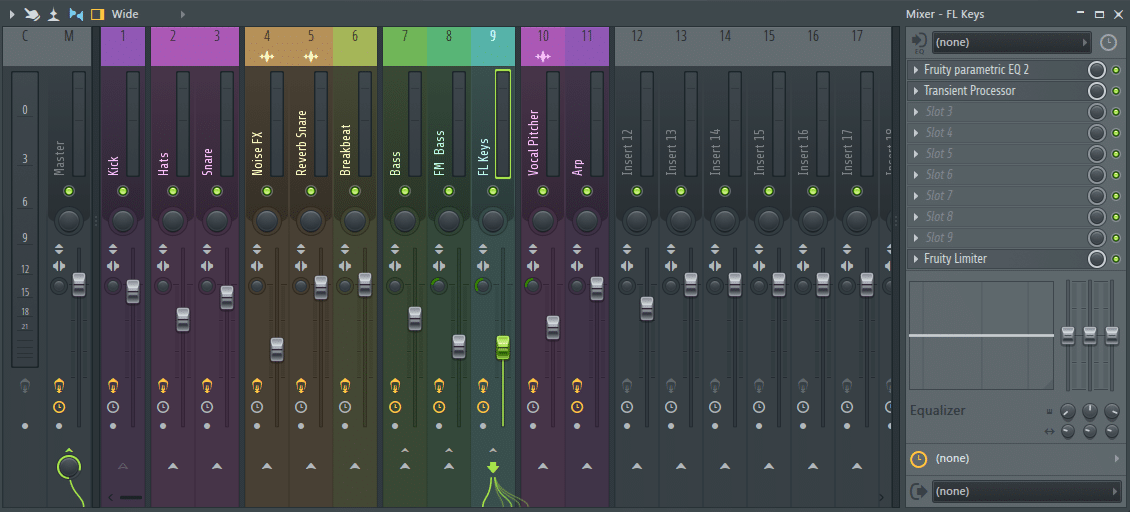 FL Studio's Mixer