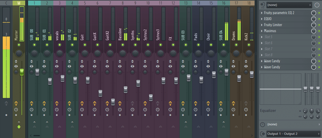 The FL Studio Mixer