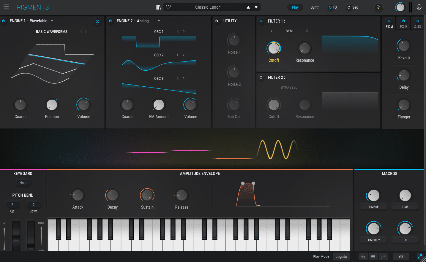 The Arturia Pigments synth