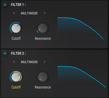 Arturia Pigments Filter section