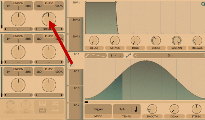 formant morphing modulation