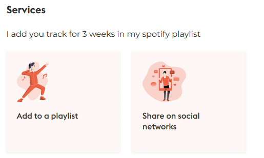 If succesful, the playlist placement will last 3 weeks in this case